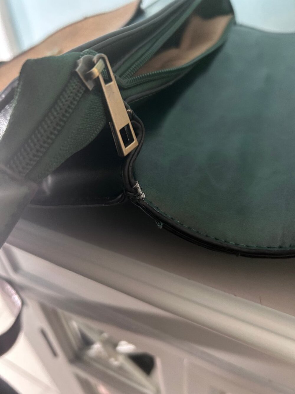 Nu G Forest Green Woven Unisex Satchel Backpack Dark Academia/Poetcore - Picture 15 of 16